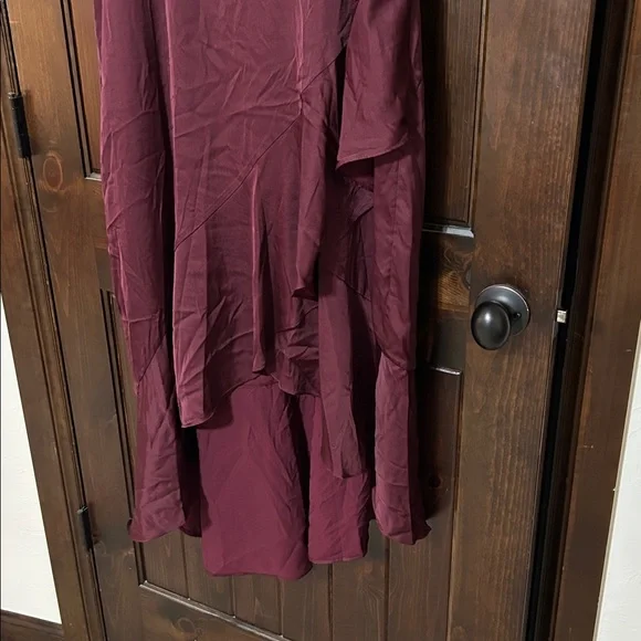 NINE WEST BURGUNDY DRESS - Picture 4 of 5